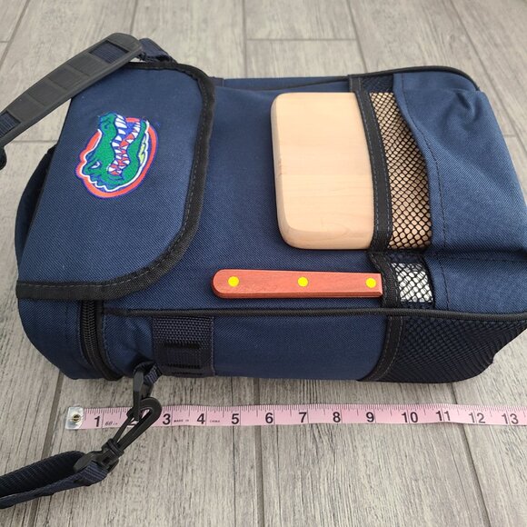 Picnic Time Florida Gators Insulated Wine Tote with Cutting Board & Knife Set - Picture 11 of 12